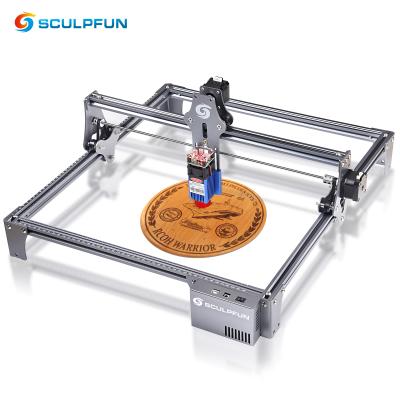 China SCULPFUN S6 30W DIODE Laser Metal Logo Marking Machine Ceramic Tile Laser Using Engraving Machine For Small Business for sale