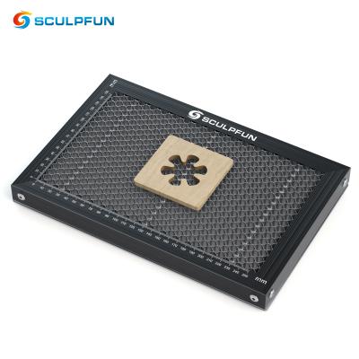 China SCULPFUN Laser Cutting Honeycomb Working Table Panel-Friendly Using Platform for CO2 or Diode Laser Engraver Cutting Machine 300x200mm for sale