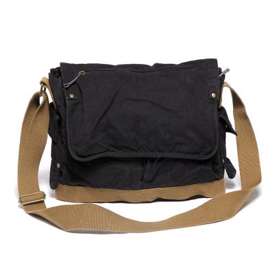 China - T0604 Body Shoulder Bag Vintage Army Green Canvas Messenger Best Selling Shoulder Bag Man Cross - Cross Body Bag for sale