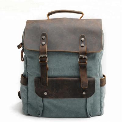 China NO TF8064K Empty Canvas Backpack For Men 3 Way Laptop Bag Rucksack Waterproof Canvas Rucksack Bags for sale