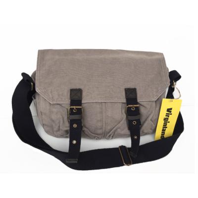 China Messenger Bag 2361 Messenger Bag Leisure Sport Army Green Canvas Teen Shoulder Bag With Phone Case for sale