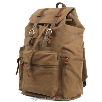 China No 1039 Wholesale Canvas Backpack Laptop Bags Fit 13