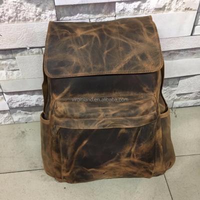 China No Full Genuine Leather Laptop LD032 Backpack For Men for sale