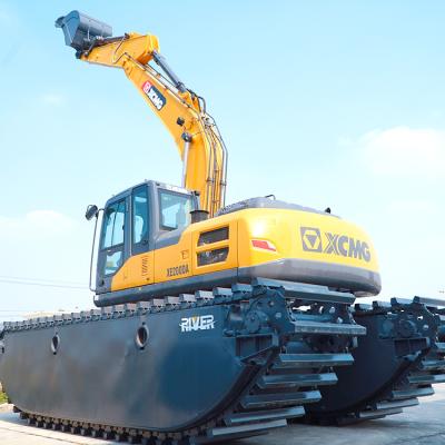 China Machinery Repair Shops RIVER-205C Heavy Duty 20 Ton Amphibious Excavator With Sany Excavator for sale