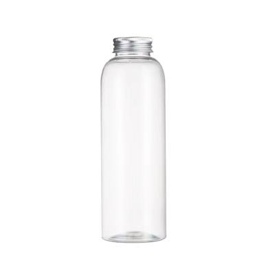 China High quality round household products beverage kombucha 500ml plastic water bottle with aluminum cap for sale