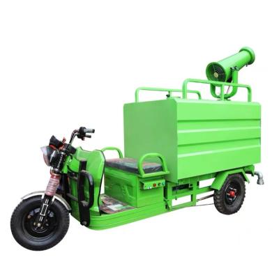 China Building Material Shops Electric High Pressure Cleaning Car Small Three Wheel Road Sprinkler for sale