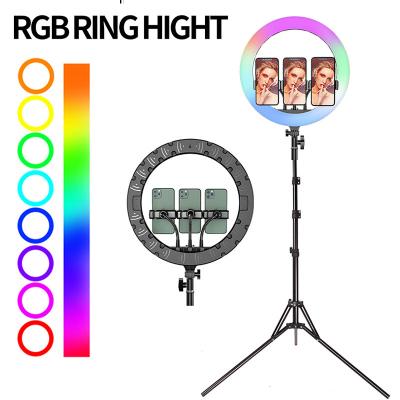 China MJ36Fill PORTABLE lightRGBRing luminous living beauty 14Inch36cmMulti-scene fill shooting light spot for sale