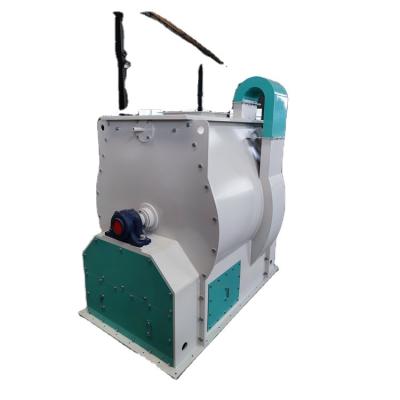 China Powder Shaft Paddle Mixer Single Professional Concrete Mixer Feed Mixer For Animal Feed for sale