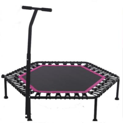 China Eco - Friendly PP Eco - Friendly Foam Steel Trampoline Indoor Fitness Trampoline With Handle for sale