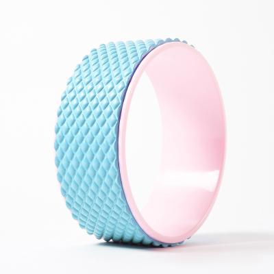 China Fitness Center Abs+eva Massage Eco-friendly Eco-friendly Colorful Non-toxic Eco-friendly Yoga Wheel Back Pop-up Roller for sale