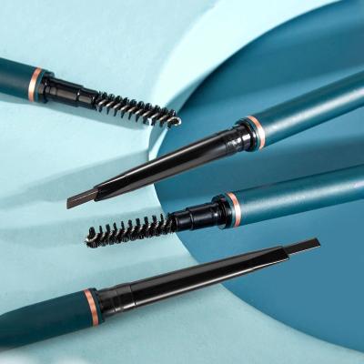 China Small Waterproof Triangle Eyebrow Pencil One Stroke Mount Holding Waterproof And Sweat Proof Makeup Non Fading No Smudge Eyebrow Pencil for sale