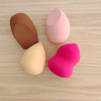 China Beauty Squash Water Drop Puff Set Washable Makeup Do Not Eat Powder Air Cushion Puff Makeup Oblique Cut Egg for sale