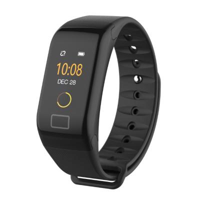 China Wholesale Touch Screen Color Screen F1 Plus Waterproof Smart Wristband Fitness Tracker F1 Smart Wristband With Heart Rate Monitor for sale