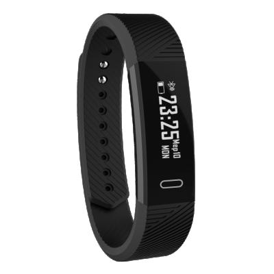 China Touch Screen Wristband ID115 Waterproof Smart Sports Wristband Fitness Heart Rate Monitor Smart Watch With USB Charge for sale