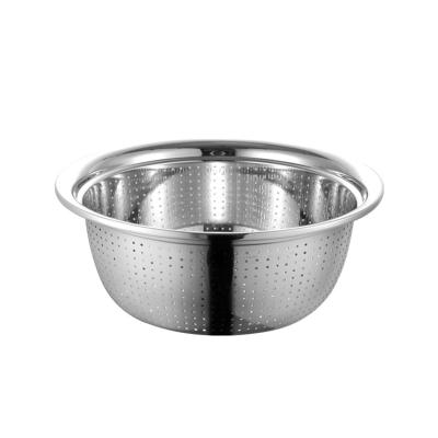 China Wholesale American Style Stainless Steel Salad Baking Rolls Custom Mixing Bowls For Kitchen Serving Ultrasonic Cleaning for sale