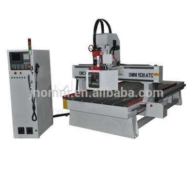 China Building Material Shops Omni CE Certification Atc Cnc Router 1530 With Thick Steel Square Tubes for sale