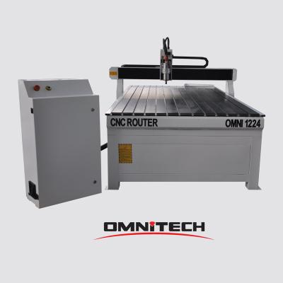 China Building Material Shops Hot Sale Wood CNC Router 1224 4th Axis With Rotary for sale