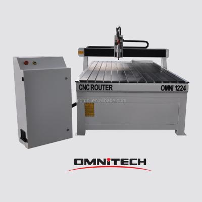 China OMNI 1224 CNC Advertising Router with Artcam Software 1340*2680mm for sale