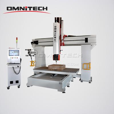 China Building Material Shops 5 AXIS CNC Router With Auto Tool Changer for sale