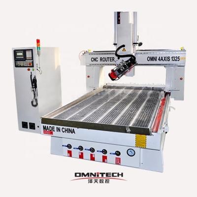 China Building Material Shops Hot Sales Good Price Wood Carving Machine 4 Axis Cnc Router With 180 Degree Rotating Head for sale