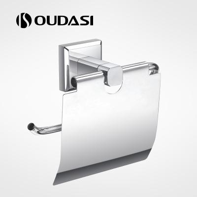 China Fashion Taizhou Factory Brass Lid Roll Paper Square Wall Mounted Toilet Paper Holder for sale