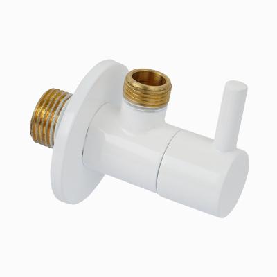 China Modern High Quality Brass 90 degree Water Angle Valve Stop Valve 1/2'' Valve For Bathroom Kitchen for sale