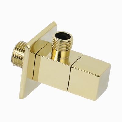 China OUDASI factory price good quality general stop valve chrome plated 1/2 inch brass angle valve for bathroom for sale