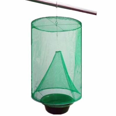 China Outdoor Viable Hanging Fly Hook Fly Trap Mesh Net Cage Trap Catcher Collapsible Insect Killer Fly Trap for sale