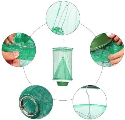 China Sustainable Efficient Reusable Indoor And Outdoor Farm Park Ranch Green Cage Ranch Fly Catcher for sale