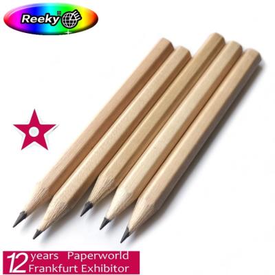 China 3.5inch School Student Writing Small Wooden Golf 2HB Eco-Friendly Pencil for sale