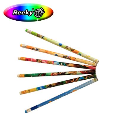 China office & The Wooden School Pencil Factory Plastic Sheet Pencil Wholesale Volume for sale