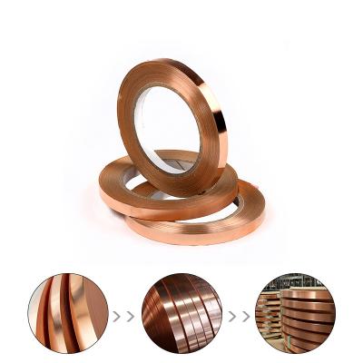 China 99.9% Pure Copper Coil C10100 C1220 T2 Copper Strip Long Lasting for sale