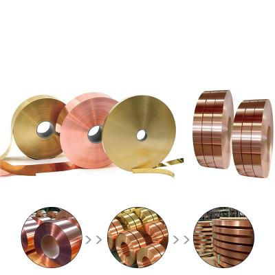 China Customizable Copper Strip Roll Polished Surface Smooth Copper Metal Strips for sale