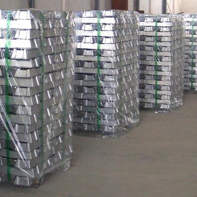 China Raw Materials Zinc Ingot/ Wholesale 99.9% Al Alloy Zinc / Aluminum Ingot 99.7 Pure Cheap price for sale