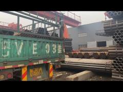 Welded pipe loading