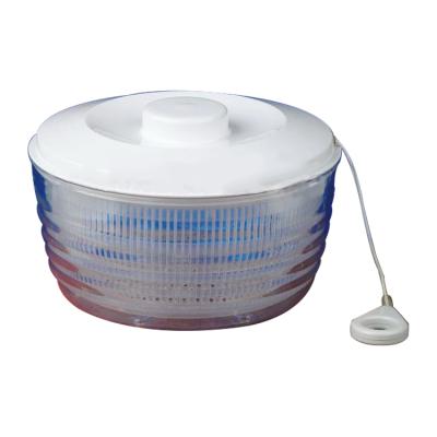 China Plastic Wholesale Manual Vegetable Dewatering Basket And Collapsible Plastic Salad Spinner for sale