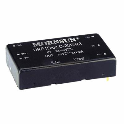 China Mornsun Isolated DC-DC URE1D15LD-20WR3 Converter 20W URE1D15LD-20WR3 DC Power Supply for sale