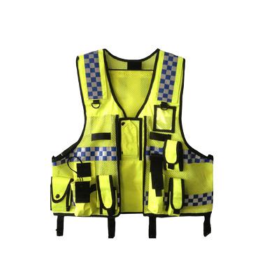 China Safety Reflective Straps Invest Hi Vis Viz High Visibility Mesh Safety Reflective Vest Security Adjustable Tactical Traffic Police Construction for sale