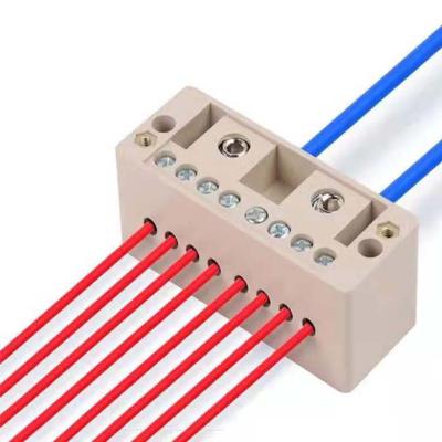 China Terminal Block Twelve Splitter Wire Fire Six Junction Box Single Phase Zero Two Eight Spot Junction Box for sale