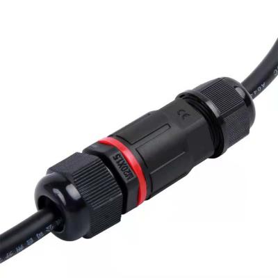 China Other IP68 Three-Core Connector M20 Push-Type Waterproof Direct Outdoor Connector Cable Connector Fast Wiring for sale