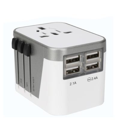 China Multinational gift industry recommendation travel adapter USB multi-port function plug adapter for sale