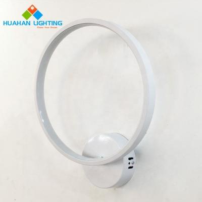 China 18W D300mm Modern Wall Mounted Indoor Wall Lamps Round LED Frame Light for sale