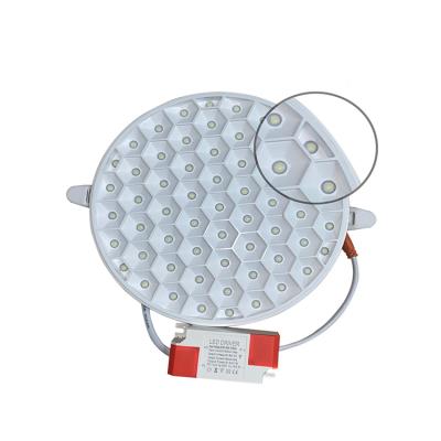 China Modern Frameless Aluminum Honeycomb Round Housing 10W 18W 24W 36W IP20 Square Shape Led Panel Light , Led Frameless Panel Light for sale