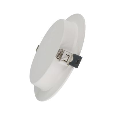 China Modern High Lumen Commercial DOB 24 Watt Big Recessed Round Led Panel Light Backlit for sale