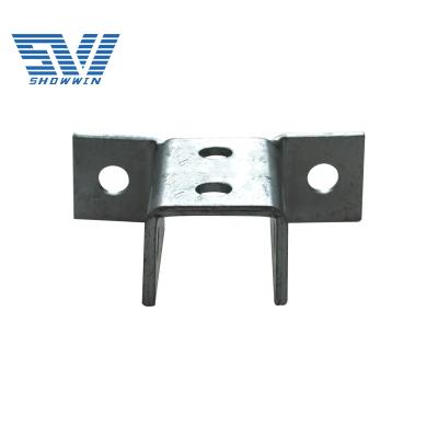 China Custom Furniture Metal Corner Fence Brackets , Custom Fabrication Utility Sheet Metal Wood Connector for sale