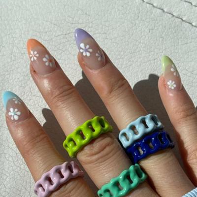 China Trendy New Cute Alloy Fashion Open Adjustable Rings For Women Jewelry for sale