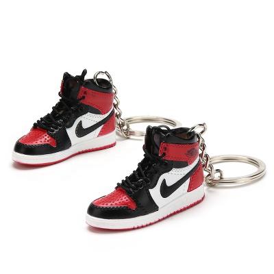 China Creative Keyon Aj key chain aj1 3d sneaker model car bag pendant birthday gift promotion gift for sale