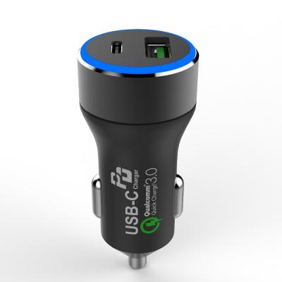 China Mobile Phone Tablet MP3 GPS New Invented Products QC3.0 USB Light PD Car Charger for sale