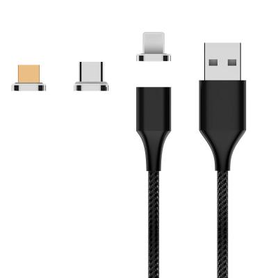 China MP3/MP4 Player 3 in 1 CE FCC ROHS 1M Magnatic USB Charging Cable 5V 3A 9V 2A Magnetic Cable for Android for IOS for sale