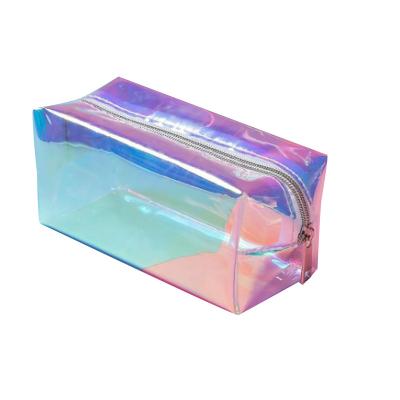 China Wholesale Fashion PVC Outdoor Waterproof Cosmetic Bag Clear PVC Travel Bags for sale